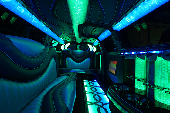 limos with luxury interiors